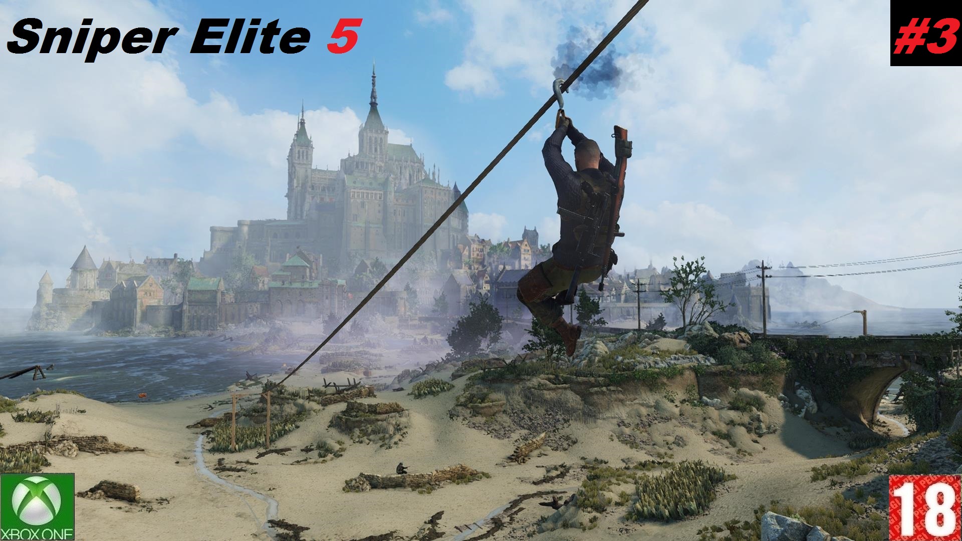 Sniper Elite 5 (Xbox One) - Прохождение #3, Академия Шпионов. (без комментариев)