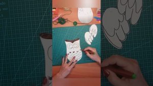 Мастер класс. Игрушка дергунчик - Совенок