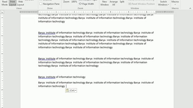 Microsoft Word 2016 Lecture-26, View Menu and Developer Menu смотреть онлайн