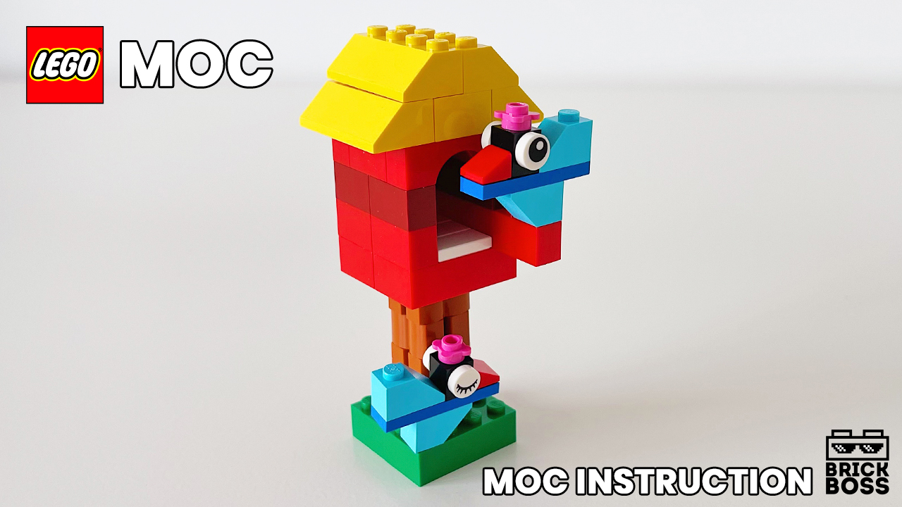 Как собрать Лего Домик для птиц из LEGO Classic / Инструкция по сборке самоделки / Лего Идеи смотреть онлайн