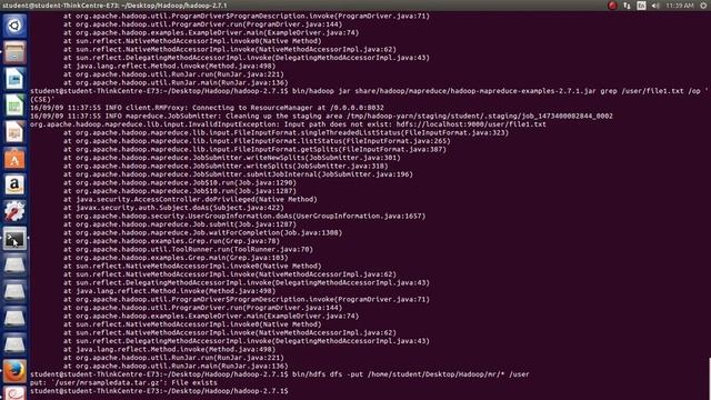 Mapreduce wordcount program execution in Ubuntu смотреть онлайн
