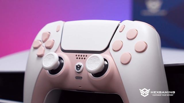 HEXGAMING RIVAL FPS eSport Custom Controller for PS5, PC - Cherry Blossoms Pink смотреть онлайн