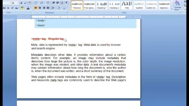 3# HSC 12th Information Technology (IT)- Chapter 1 Advanced Web Designing- Meta tag & Attributes смотреть онлайн