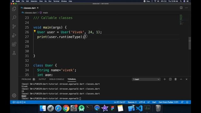 Classes in Dart | Flutter | Dart Course| Hindi | PRO Coach смотреть онлайн