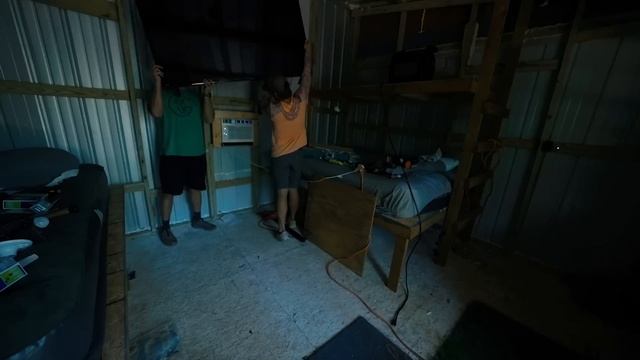 Renovating NORM's House on my Property!! ( we have power!! ) **DIY Cabin in the Woods** смотреть онлайн