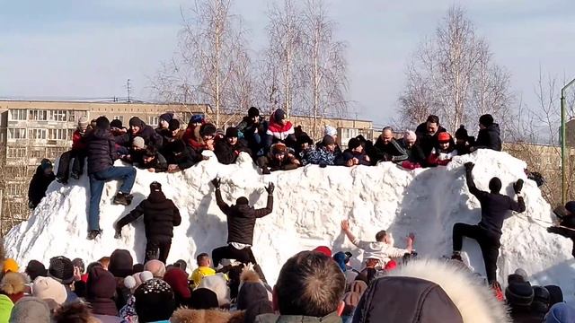 Масленница 2020 год. Взятие снежного городка смотреть онлайн