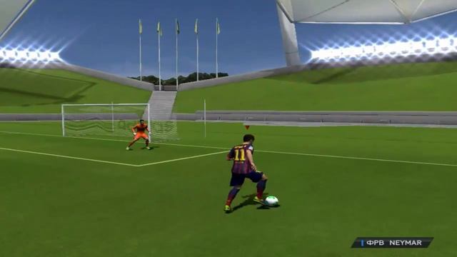 Как делать ложную и простую рабону в Fifa14 + Fifaworld