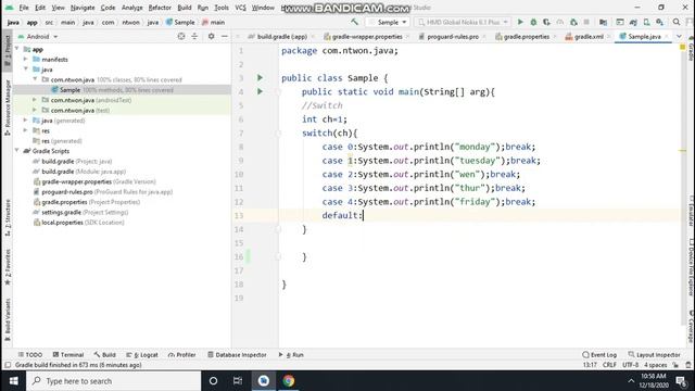 SWITCH case control in JAVA | How to use switch in java смотреть онлайн