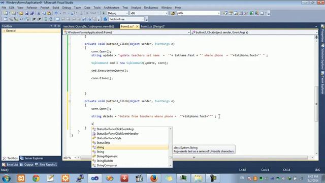 delete from table with sql server using ado смотреть онлайн