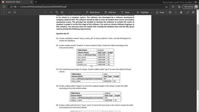 Database Task 16 | 1st Year | Java Institute смотреть онлайн