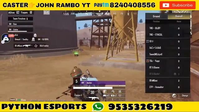 BGMI T1/T2/T3 Players WEEKLY TOURNAMENT || Live ? || Org.By?Python Esports Caster?John_Rambo_Yt смотреть онлайн