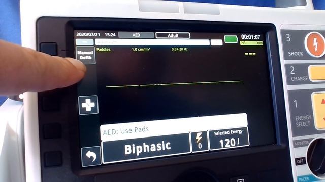 AED Mode to Manual Mode 30J смотреть онлайн