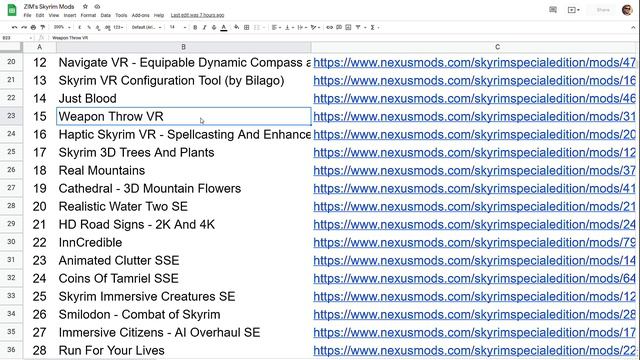 ZIM's Mod List for Skyrim VR - June 2021 смотреть онлайн