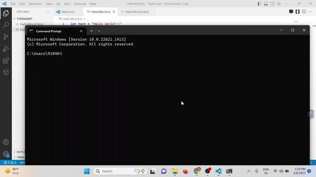 3. TypeScript - Hello World | TypeScript Tutorials | English | Coding Gurukul смотреть онлайн