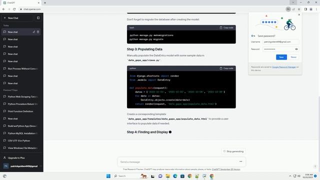 Display gaps in dates with Python and Django смотреть онлайн