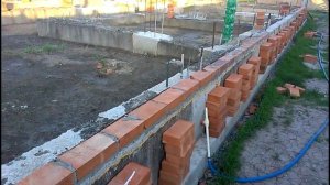 Как сделать армопояс  по ФБС блокам ленточного фундамента. Часть 1 | Построй!КА