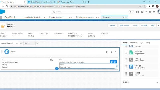 Pass Data from OmniScript to FlexCard using record-id property | Omnistudio Development | ContextId смотреть онлайн