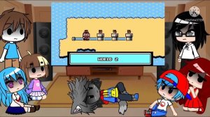FNF React To Mario Madness Part 2