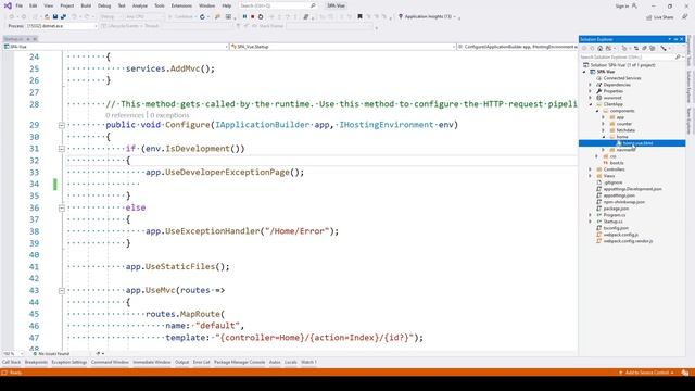 Developing Single Page Applications using ASP.Net Core - Using Spa Services смотреть онлайн