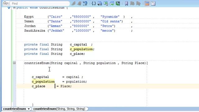 j2se045-introduce to Java Enumration ENUM смотреть онлайн