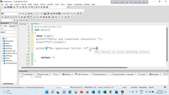 C program to convert lower case letters to uppercase || How to convert lower case to uppercase in C смотреть онлайн