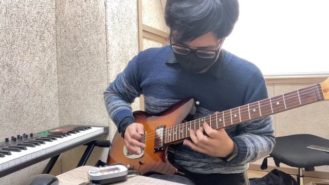 Electric Guitar Ballad sample (with Carparelli Guitar & KORG Pandora MINI) смотреть онлайн