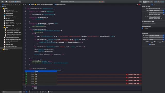 Урок 13 - MapKit Swift - Работа с картой - MapKit Tutorial смотреть онлайн
