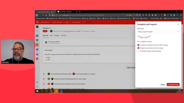 AULA 4 - Trabalhando no GIT com o seu time no Azure Repos #MestreDevOps смотреть онлайн