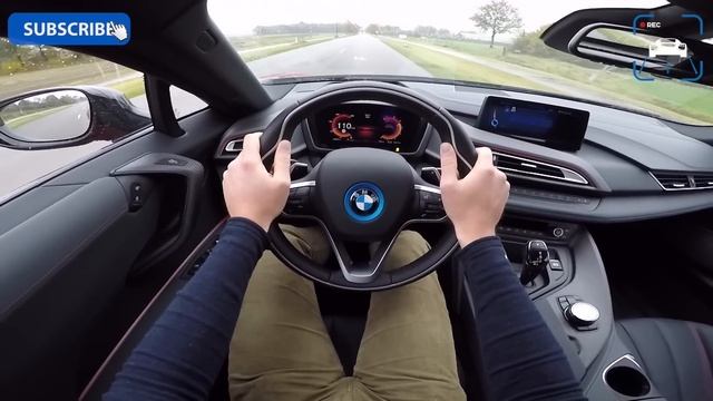 BMW i8 Protonic Red Edition POV Test Drive by AutoTopNL смотреть онлайн