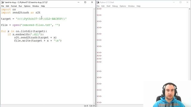 How To Export List of Deleted Files to .TXT File - Python смотреть онлайн