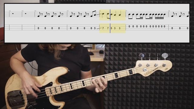 Fleetwood Mac - The Chain (bass cover with tabs in video) смотреть онлайн