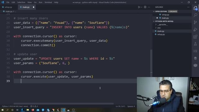 PYTHON WITH MYSQL | UPDATE AND DELETE | DARIJA MAROC | PART 4 смотреть онлайн