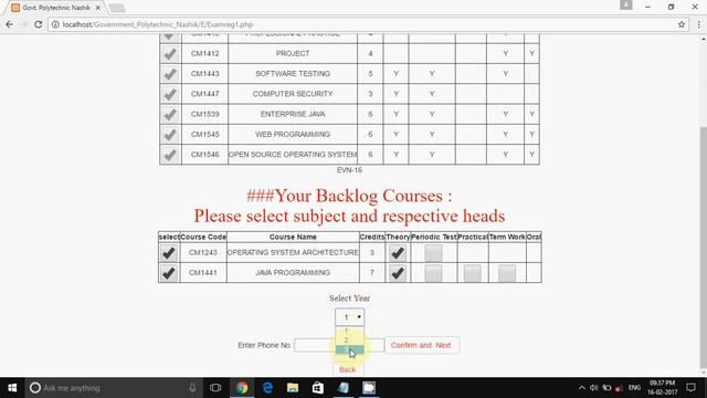 Online Exam Registration project in php | Government Polytechnic Nashik смотреть онлайн