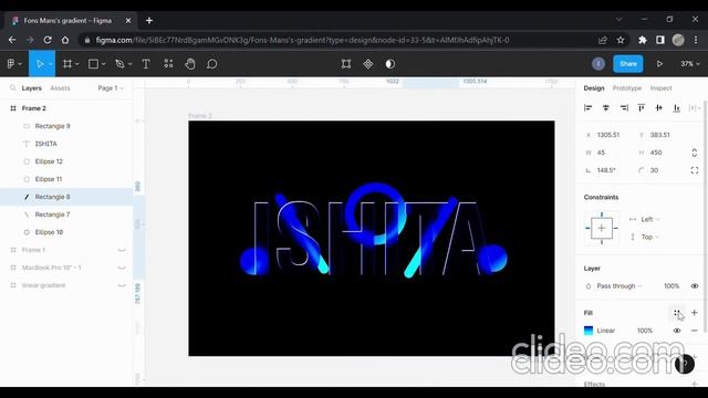 Create a glowing glass effect in Figma #trending #viral #gradient #glasgow смотреть онлайн