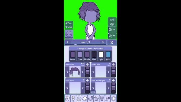 создаю персонажей в стиле приложений из телефона Gacha life 2 #тренды #gachalife2