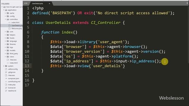 4. how to Display IP, Browser and OS data in php L04 смотреть онлайн