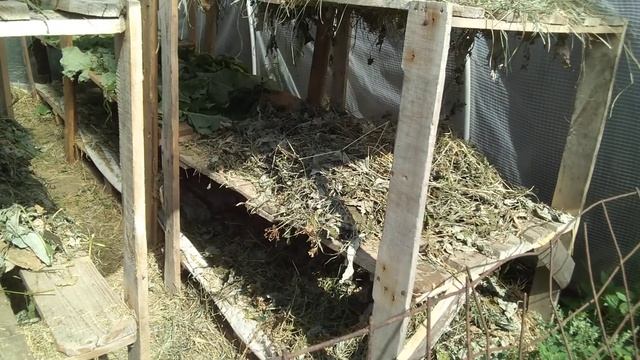 Простейший навес для сушки сена. смотреть онлайн