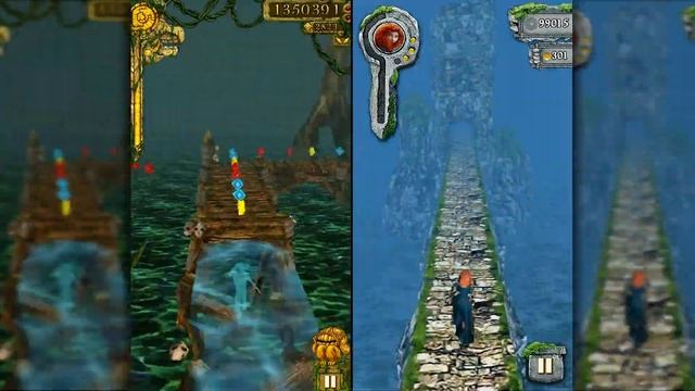 Temple Run Vs Temple Run Brave - Endless Run Game смотреть онлайн