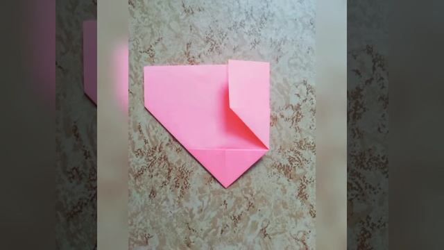 Поделки для детей. Оригами "Сердце" смотреть онлайн
