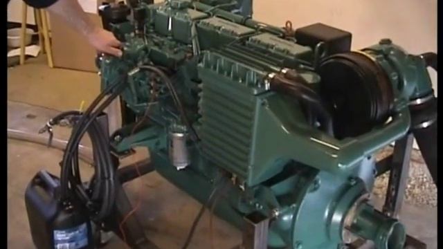Volvo Penta 41A - first start after modification and repaint 2002 смотреть онлайн