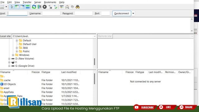 Cara Upload File ke Hosting Menggunakan FTP смотреть онлайн