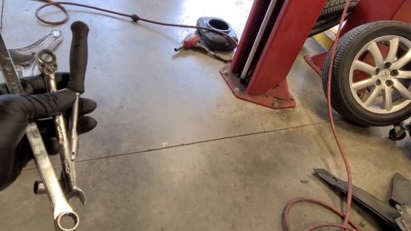 2007 Lexus LS 460 A/C compressor removal