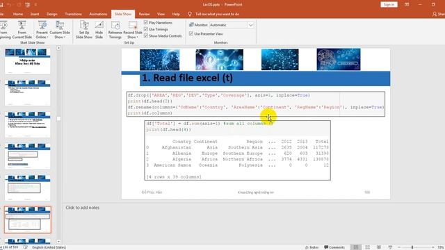 [DS] Học pandas (Pandas with excel) смотреть онлайн