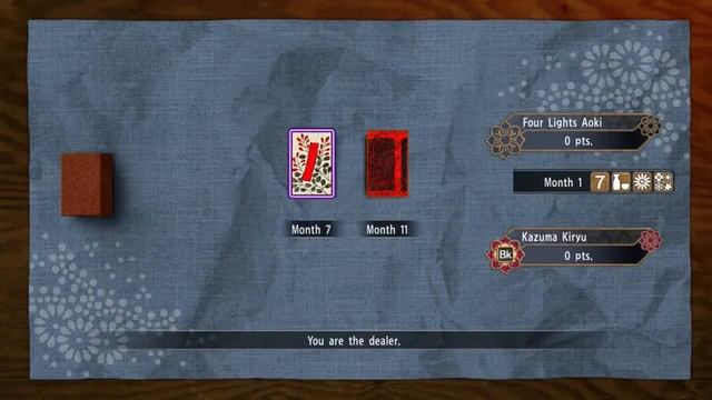 Yakuza 0 - Koi -Koi Minigame - Earn A Total Of 1 Million Yen In Koi-Koi ( Expert Difficulty)