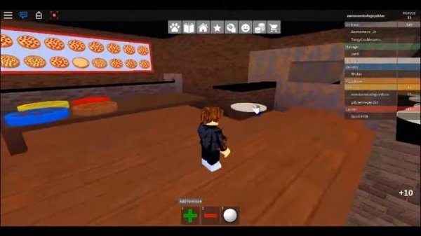 LETS PLAY WORK AT PIZZA PLACE cook new guy ROBLOX
