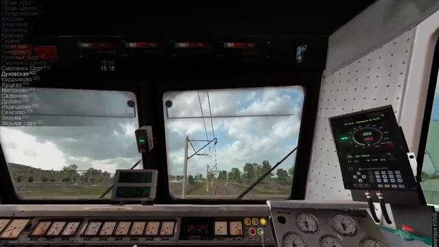 ZDSimulator. Поезд Минск - Москва смотреть онлайн
