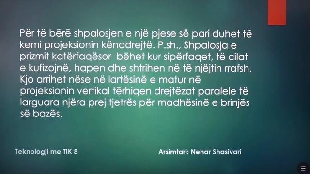 8 10 004 - Java 2 - Teknologji me TIK - Shpalosja e sipërfaqeve смотреть онлайн
