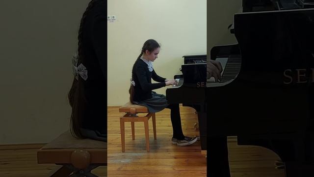 Анастасия Телякова. А. Лешгорн Этюд соч. 186/1, А. Гречанинов Камаринская. смотреть онлайн