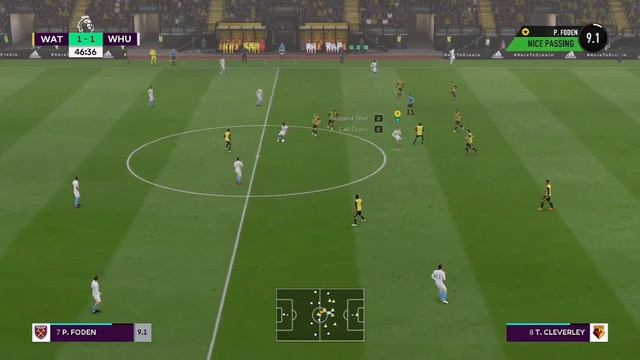 FIFA 19 Phil Foden career mode: West Ham vs Watford смотреть онлайн