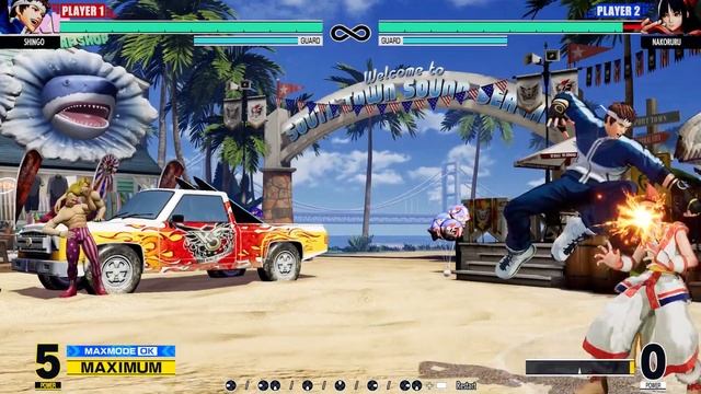 KoF XV: Shingo Yabuki combo video смотреть онлайн